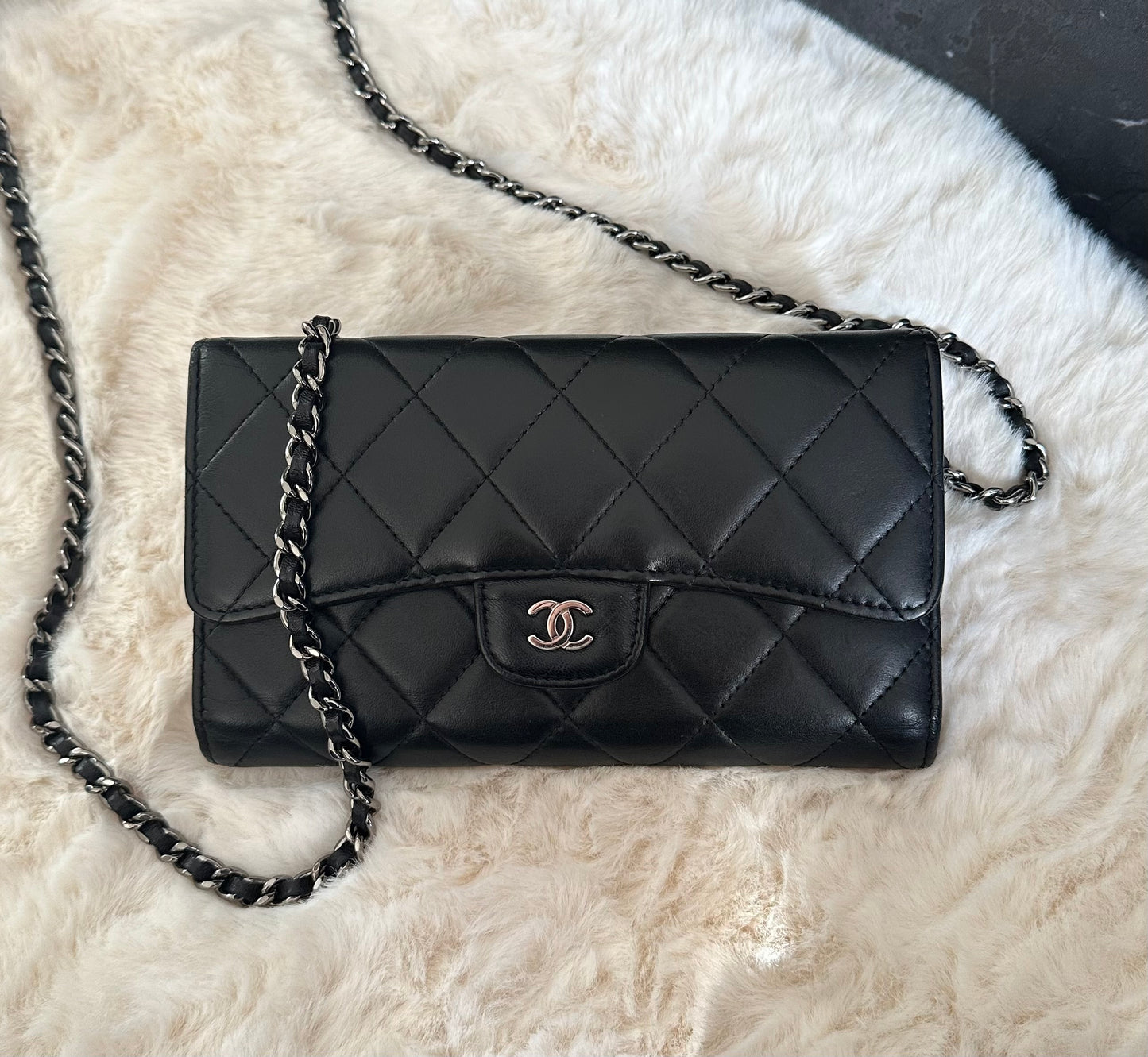 Chanel Portefeuille Tri-Fold
