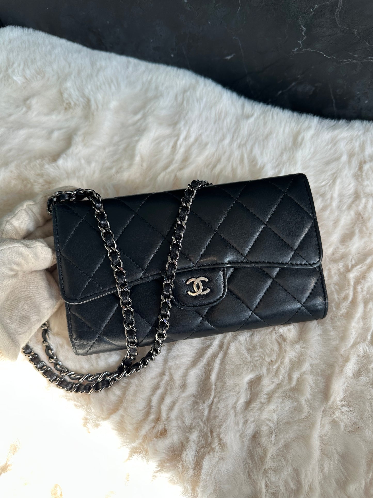Chanel Portefeuille Tri-Fold