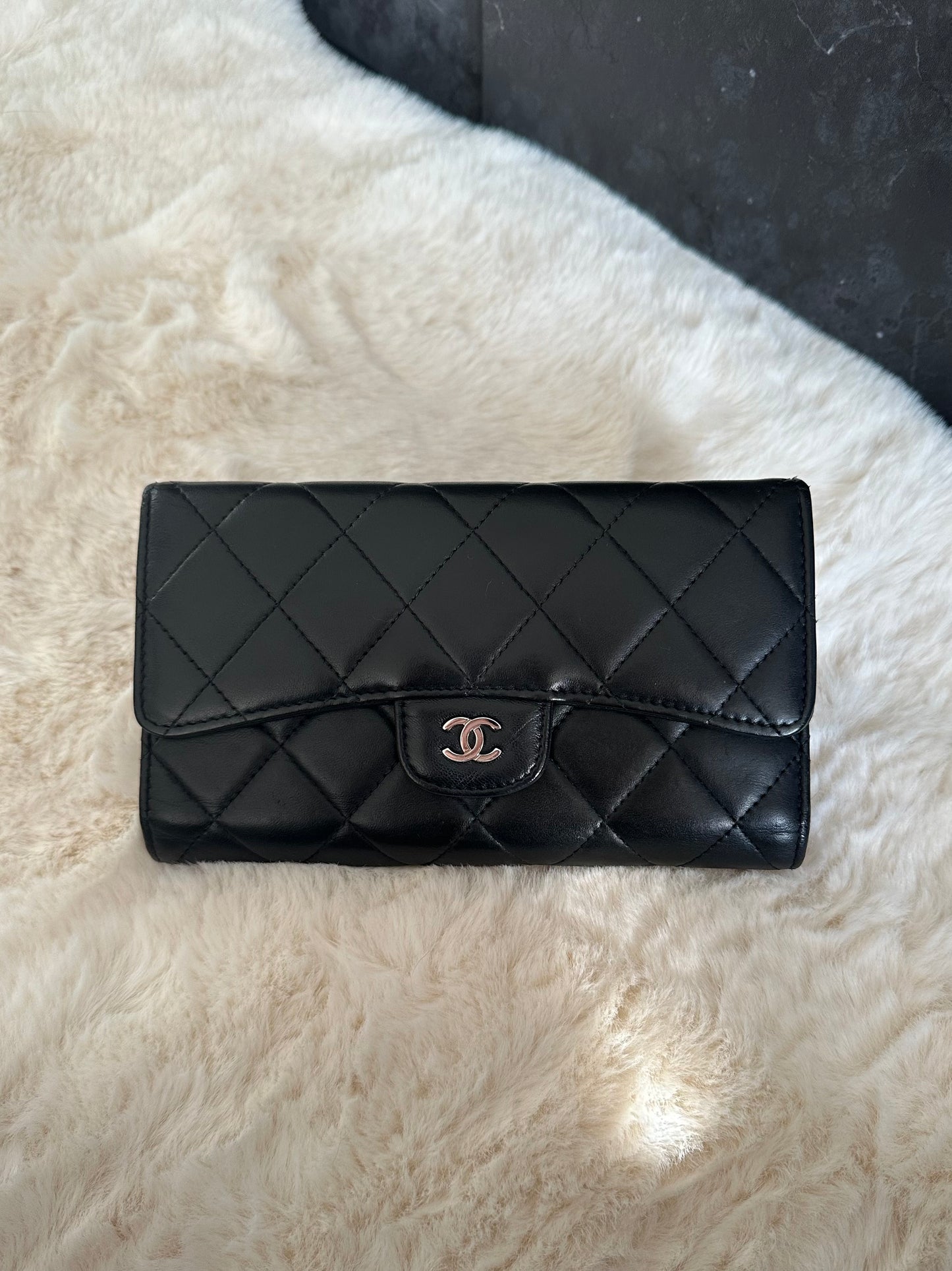 Chanel Portefeuille Tri-Fold