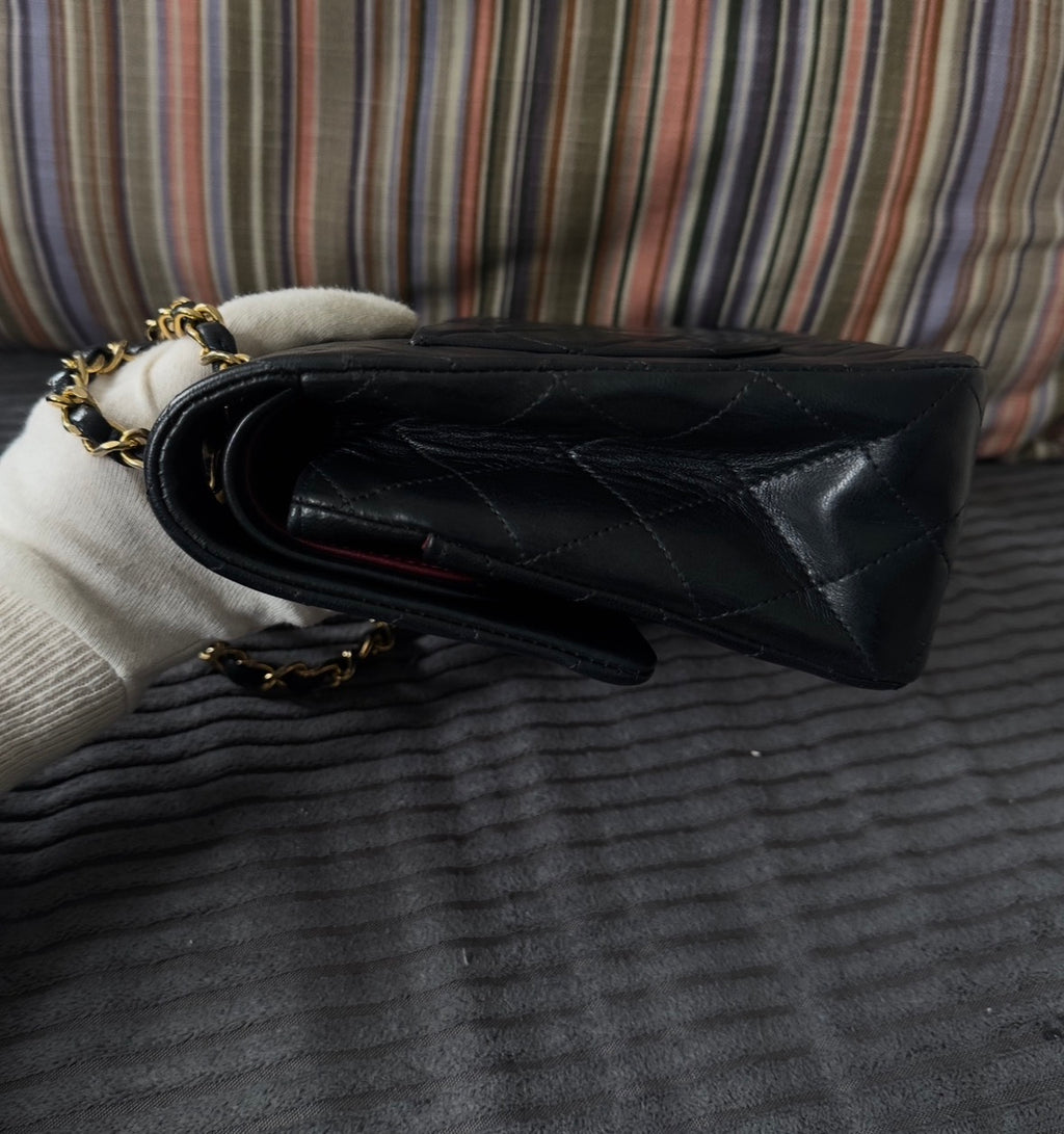 Chanel Classic Double Flap Medium 24 K Gold Plated