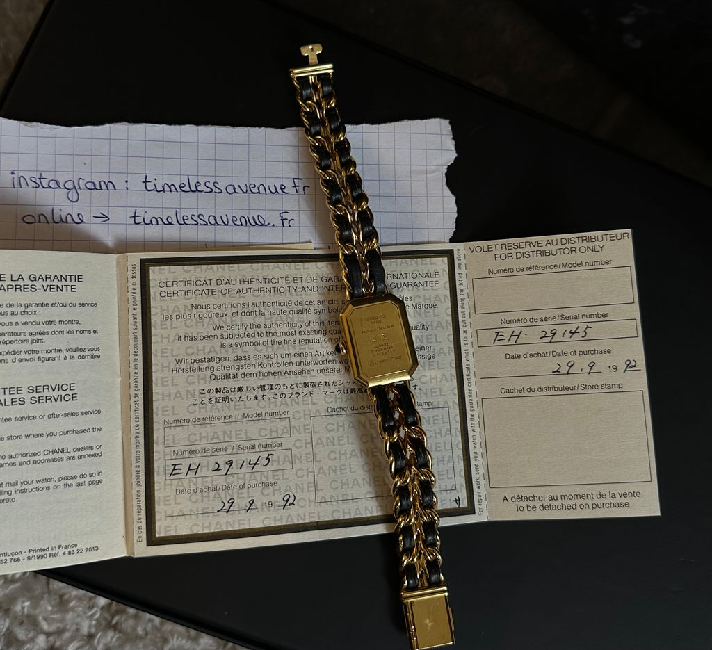 CHANEL MONTRE PREMIERE EDITION TAILLE L