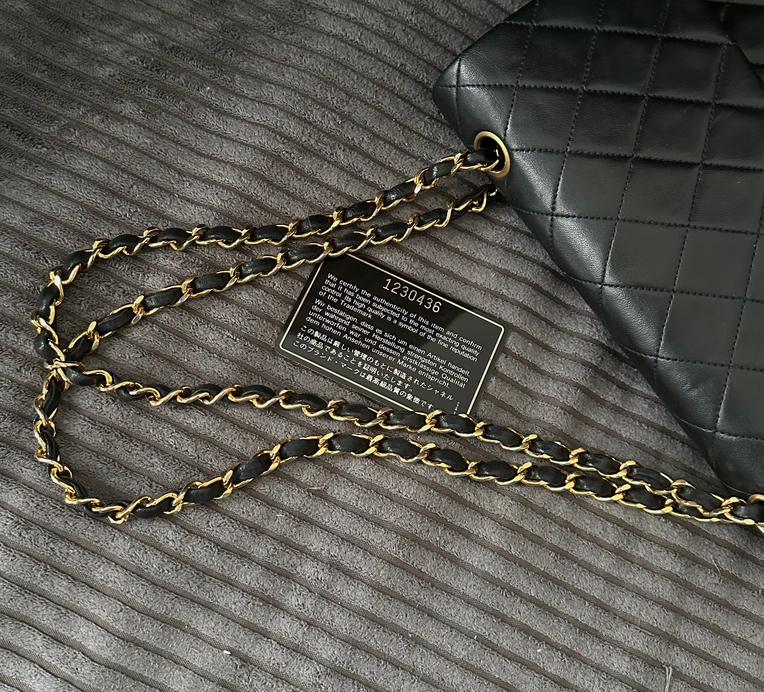 Chanel Classic Double Flap Medium 24 K Gold Plated
