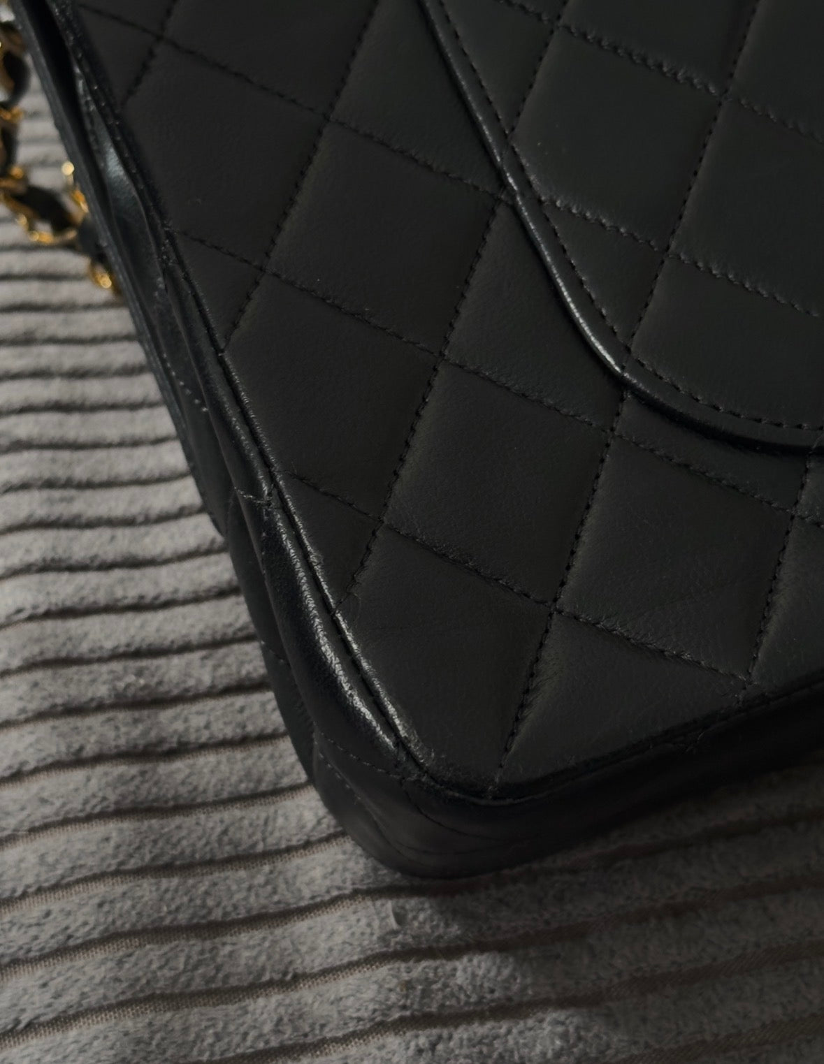 Chanel Classic Double Flap Medium 24 K Gold Plated