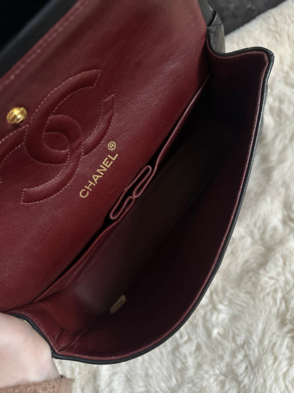Chanel Timeless Double Flap Medium Or 24k