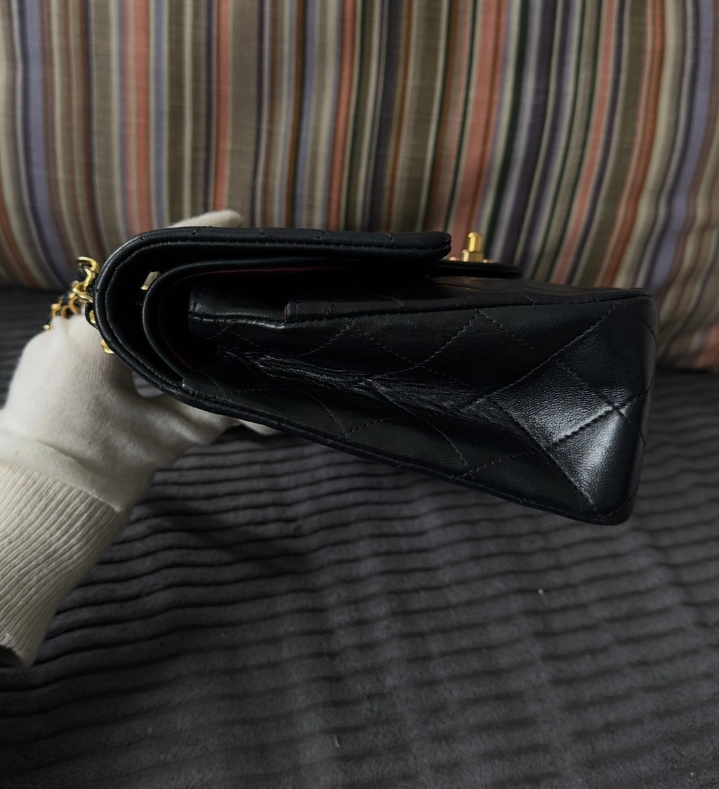 Chanel Classic Double Flap Medium 24 K Gold Plated