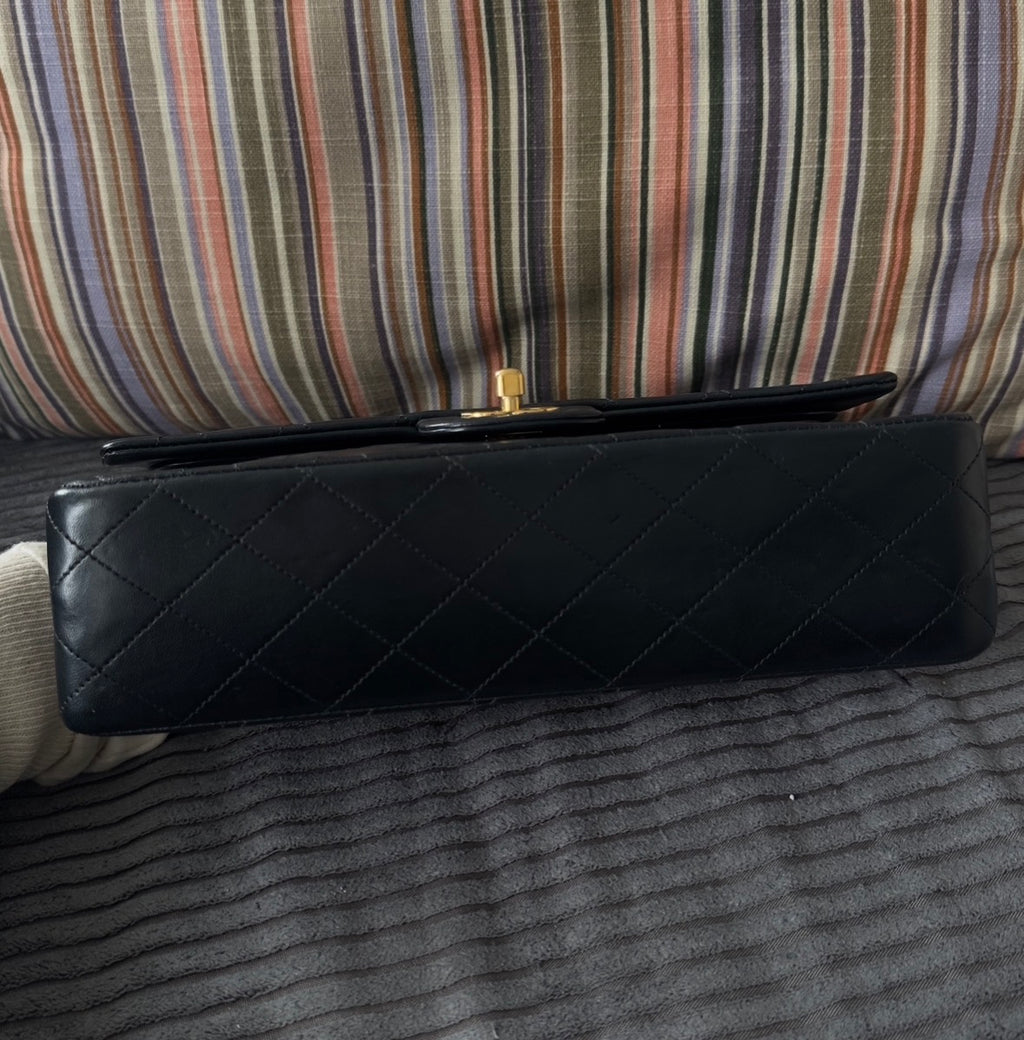 Chanel Classic Double Flap Medium 24 K Gold Plated