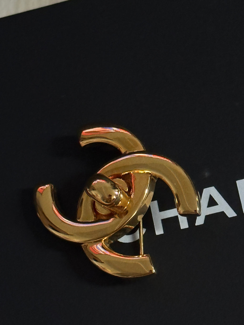 Chanel Broche Turnlock