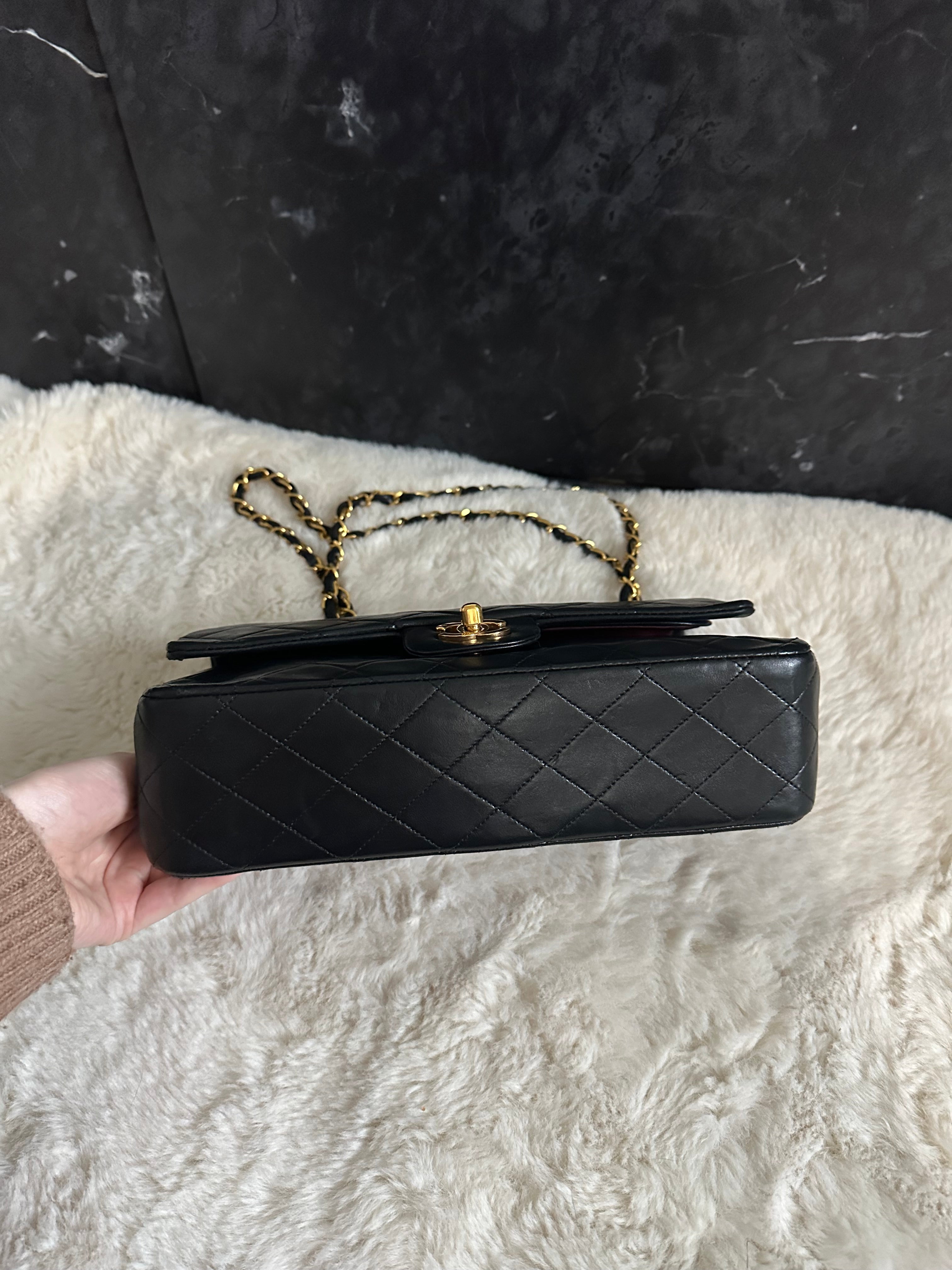 Chanel Timeless Double Flap Medium Or 24k