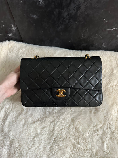Chanel Timeless Double Flap Medium Or 24k